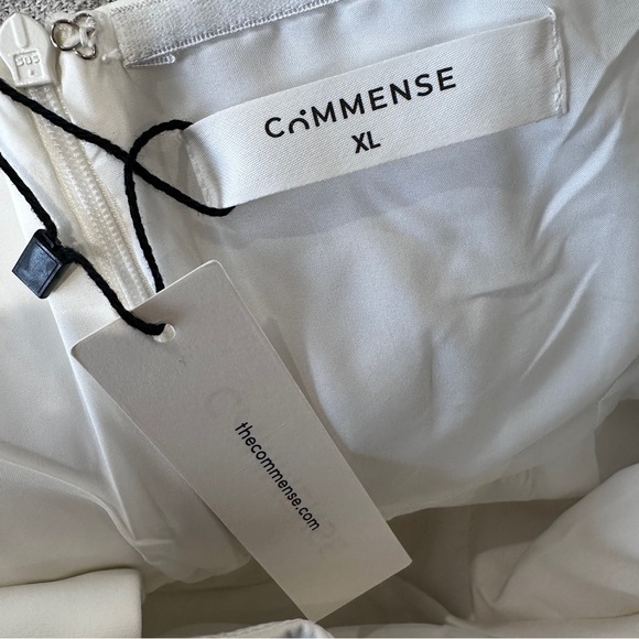 COMMENSE Elegant White Halter Dress - Picture 9 of 13